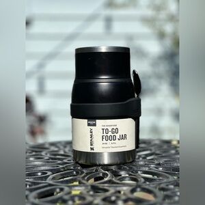 Stanley Black and Silver Adventure Food Jar